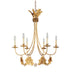 Lucas + McKearn - CH1159-6 - Six Light Chandelier - Sweet Olive - Distressed Gold