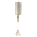 Lucas + McKearn - TA1004 - One Light Buffet Lamp - Madison - Putty, Gold Leaf And Crystal Clusters