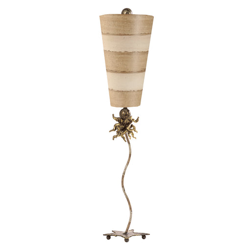 Lucas + McKearn - TA1006 - One Light Buffet Lamp - Anemone - Taupe And Cream Striped