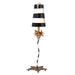 Lucas + McKearn - TA1009 - One Light Buffet Lamp - La Fleur - Black