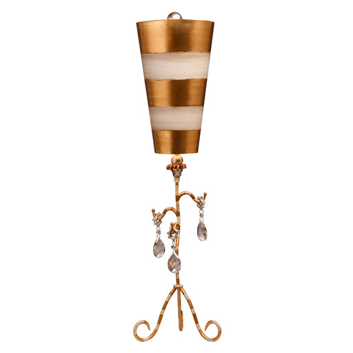 Lucas + McKearn - TA1038 - One Light Table Lamp - Tivoli - Cream And Gold Striped
