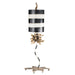 Lucas + McKearn - TA1074 - One Light Table Lamp - Dominique - Black And Cream Striped