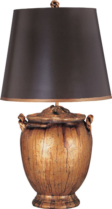 Lucas + McKearn - TA1118 - One Light Table Lamp - Jackson - Antiqued Silver W/Gold