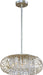 Maxim - 24154BCGS - LED Pendant - Arabesque - Golden Silver