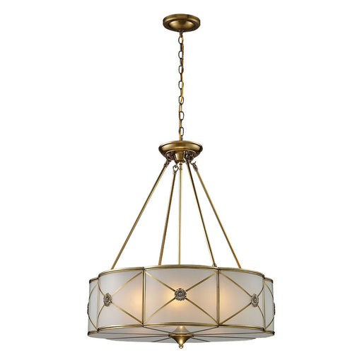 ELK Home - 22001/6 - Six Light Chandelier - Preston - Brushed Brass