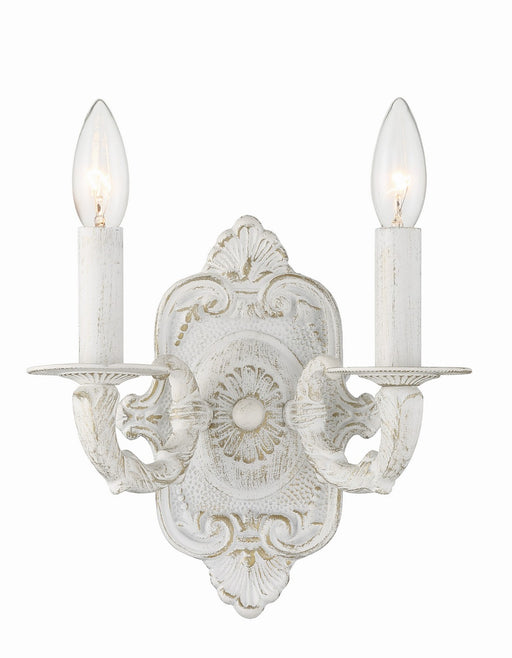Crystorama - 5122-AW - Two Light Wall Sconce - Paris Market - Antique White