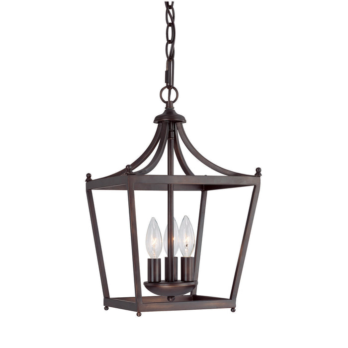 Capital Lighting - 4036BB - Three Light Foyer Pendant - Stanton - Burnished Bronze