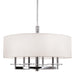 Hudson Valley - 8830-PN - Six Light Chandelier - Chelsea - Polished Nickel