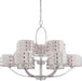 Nuvo Lighting - 60-4630 - Nine Light Chandelier - Harlow - Polished Nickel
