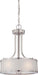 Nuvo Lighting - 60-4686 - Three Light Pendant - Fusion - Brushed Nickel