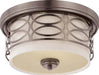 Nuvo Lighting - 60-4727 - Two Light Flush Mount - Harlow - Hazel Bronze