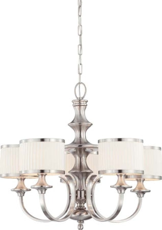Nuvo Lighting - 60-4735 - Five Light Chandelier - Candice - Brushed Nickel