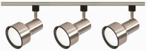 Nuvo Lighting - TK340 - Three Light Track Kit - Track Lighting Kits Brushed Nickel - Brushed Nickel