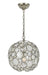 Crystorama - 527-SA - One Light Mini Chandelier - Palla - Antique Silver