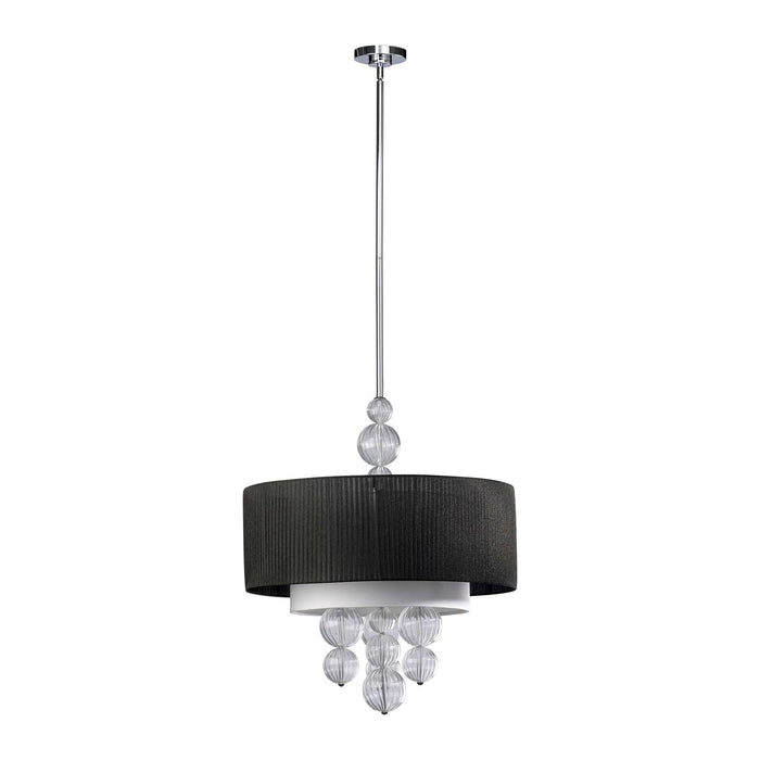 Cyan - 04626 - Four Light Pendant - Kravet - Chrome