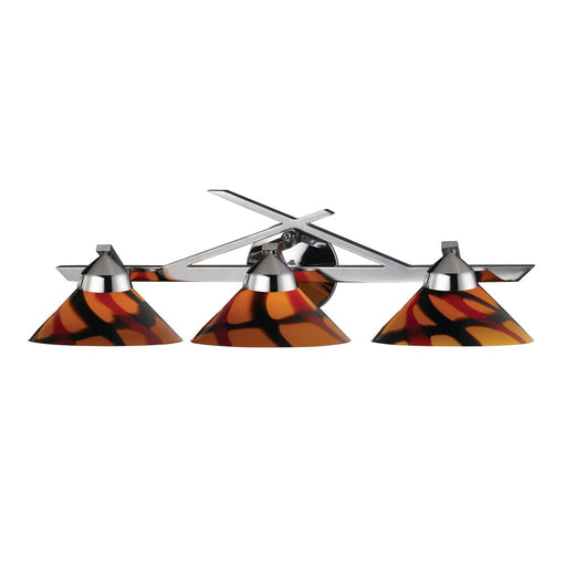 ELK Home - 1472/3JAS - Three Light Vanity - Refraction - Polished Chrome