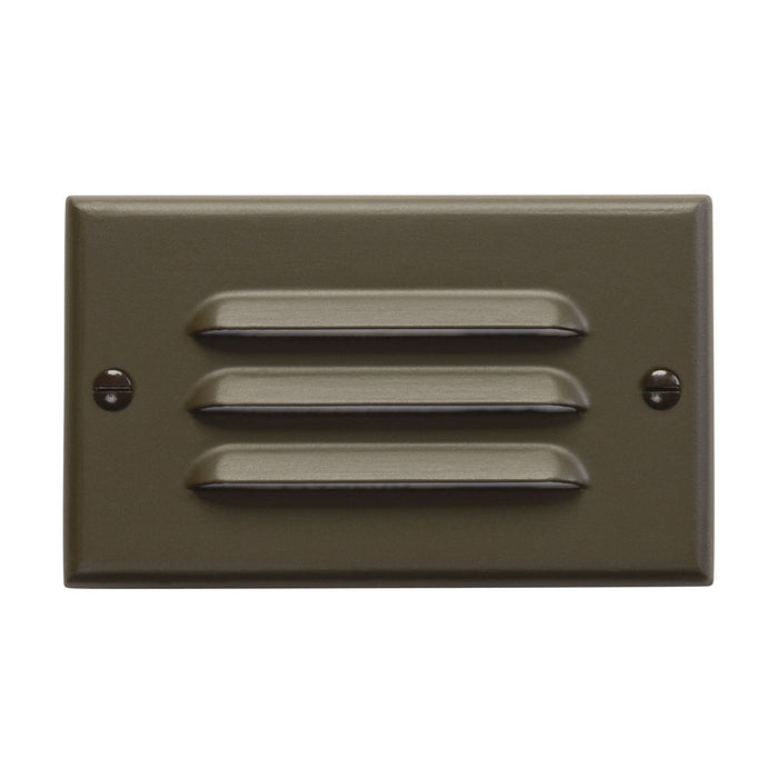 Kichler - 12600AZ - LED Step Light Horiz. Louver - Step And Hall 120V - Architectural Bronze