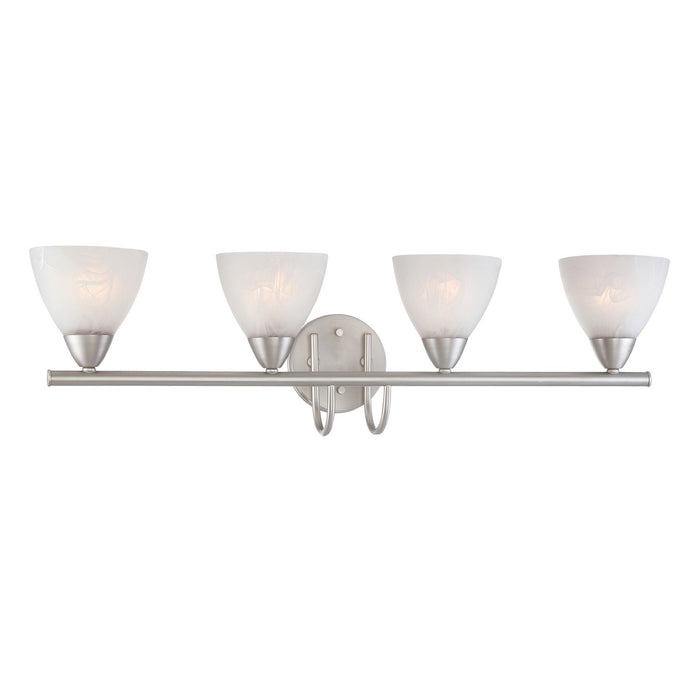 ELK Home - 190018117 - Four Light Vanity - Tia - Matte Nickel