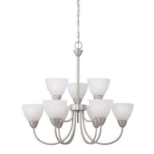 ELK Home - 190036117 - Nine Light Chandelier - Tia - Matte Nickel