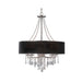 Golden - 8981-5 GRM - Five Light Chandelier - Echelon GRM - Chrome