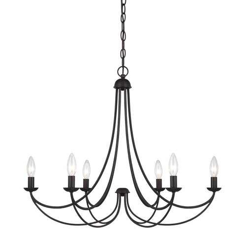 Quoizel - MRN5006IB - Six Light Chandelier - Mirren - Imperial Bronze