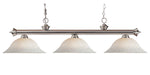 Z-Lite - 100703BN-WM16 - Three Light Island Pendant - Riviera - Brushed Nickel