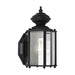 Generation Lighting. - 8507-12 - One Light Outdoor Wall Lantern - Classico - Black