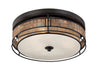 Quoizel - MCLG1616RC - Three Light Flush Mount - Laguna - Renaissance Copper