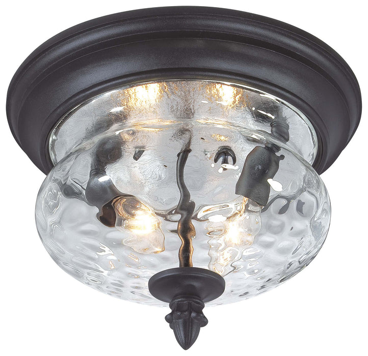 Minka-Lavery - 9909-1-66 - Two Light Flush Mount - Ardmore - Coal