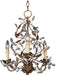 Maxim - 2850EG - Three Light Chandelier - Elegante - Etruscan Gold