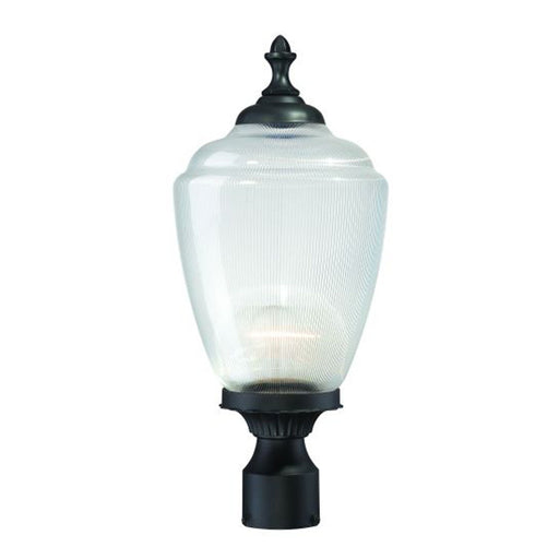 Acclaim Lighting - 5367BK/CL - One Light Post Mount - Acorn - Matte Black