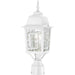 Nuvo Lighting - 60-4927 - One Light Post Lantern - Banyan - White