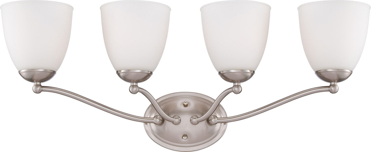 Nuvo Lighting - 60-5034 - Four Light Vanity - Patton - Brushed Nickel