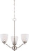 Nuvo Lighting - 60-5036 - Three Light Chandelier - Patton - Brushed Nickel