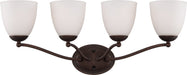 Nuvo Lighting - 60-5134 - Four Light Vanity - Patton - Prairie Bronze