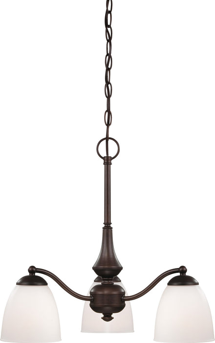 Nuvo Lighting - 60-5142 - Three Light Chandelier - Patton - Prairie Bronze