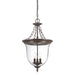 Acclaim Lighting - 9316ABZ - Three Light Hanging Lantern - Belle - Architectural Bronze