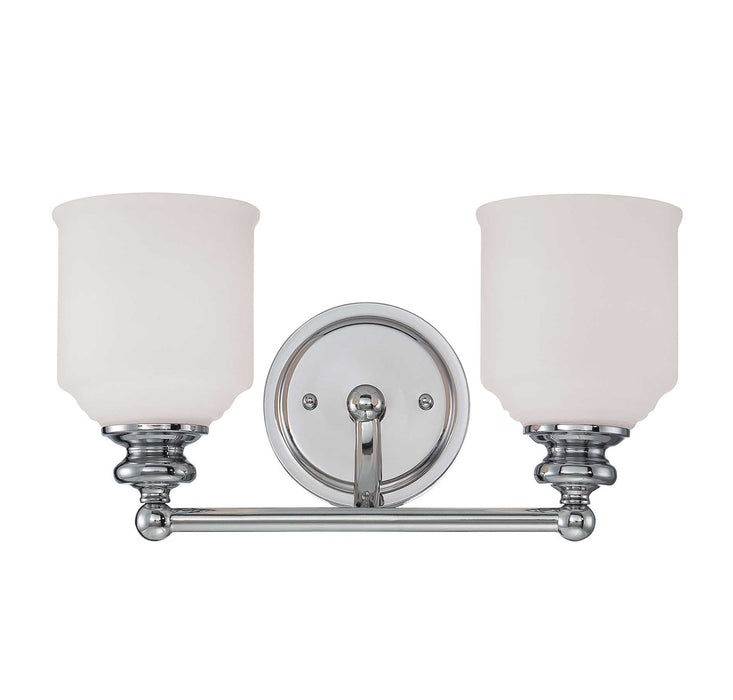 Savoy House - 8-6836-2-11 - Two Light Bath Bar - Melrose - Polished Chrome