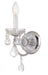 Crystorama - 3221-CH-CL-MWP - One Light Wall Sconce - Imperial - Polished Chrome