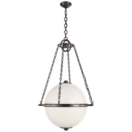 Visual Comfort Signature - CHC 2135BZ-WG - Two Light Lantern - Modern Globe - Bronze