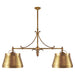 Visual Comfort Signature - CHC 5102AB-AB - Four Light Pendant - Sloane - Antique-Burnished Brass