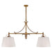 Visual Comfort Signature - CHC 5102AB-L - Four Light Pendant - Sloane - Antique-Burnished Brass
