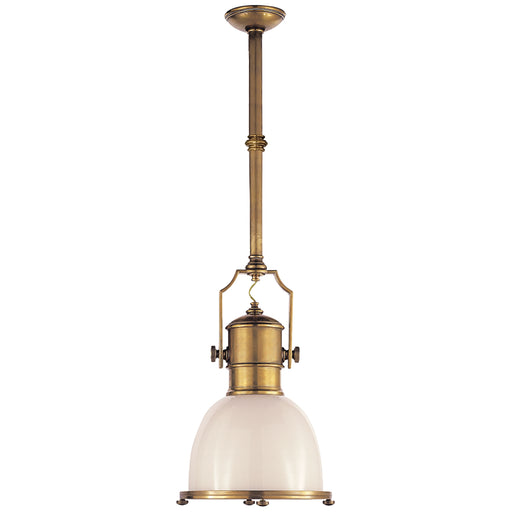 Visual Comfort Signature - CHC 5133AB-WG - One Light Pendant - Country Industrial - Antique-Burnished Brass