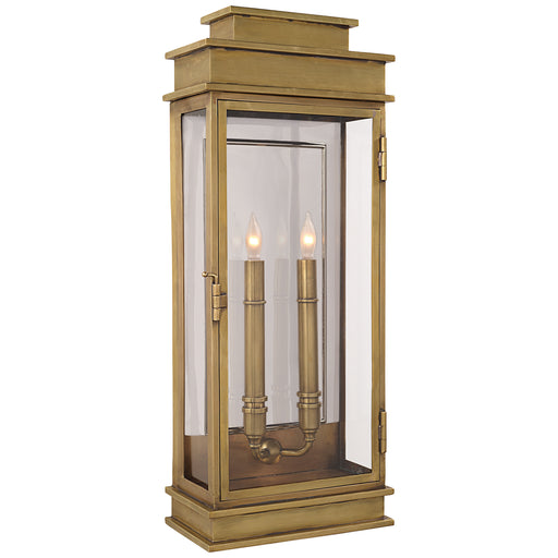 Visual Comfort Signature - CHD 2910AB - Two Light Wall Sconce - Linear Lantern - Antique-Burnished Brass