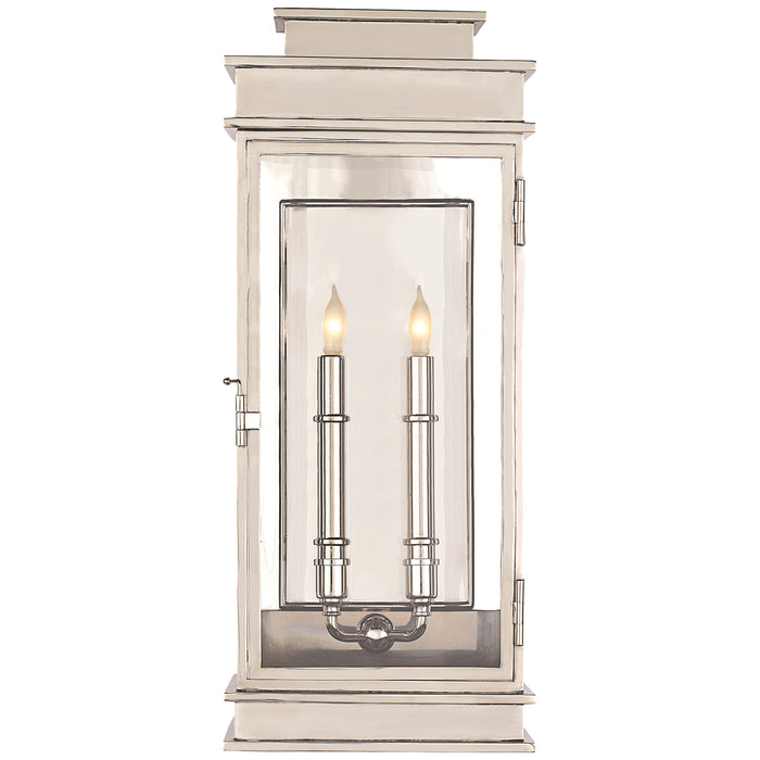 Visual Comfort Signature - CHD 2910PN - Two Light Wall Sconce - Linear Lantern - Polished Nickel