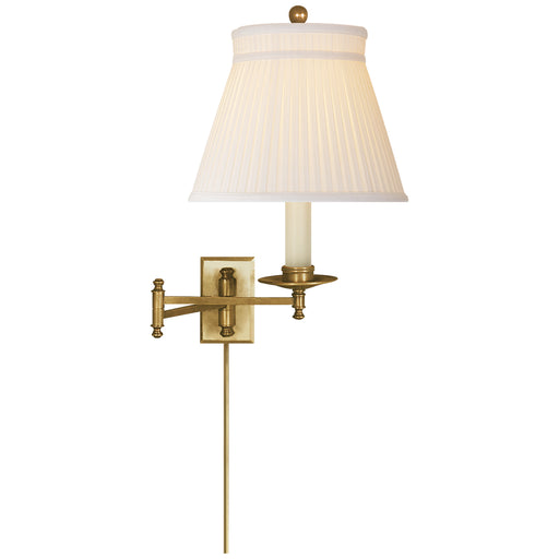 Visual Comfort Signature - CHD 5101AB-SC - One Light Swing Arm Wall Lamp - Dorchester Swing Arm - Antique-Burnished Brass