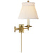 Visual Comfort Signature - CHD 5101AB-SC - One Light Swing Arm Wall Lamp - Dorchester Swing Arm - Antique-Burnished Brass