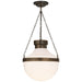 Visual Comfort Signature - MS 5030ABV-WG - Two Light Lantern - Modern Schoolhouse - Antique Brass with Verde