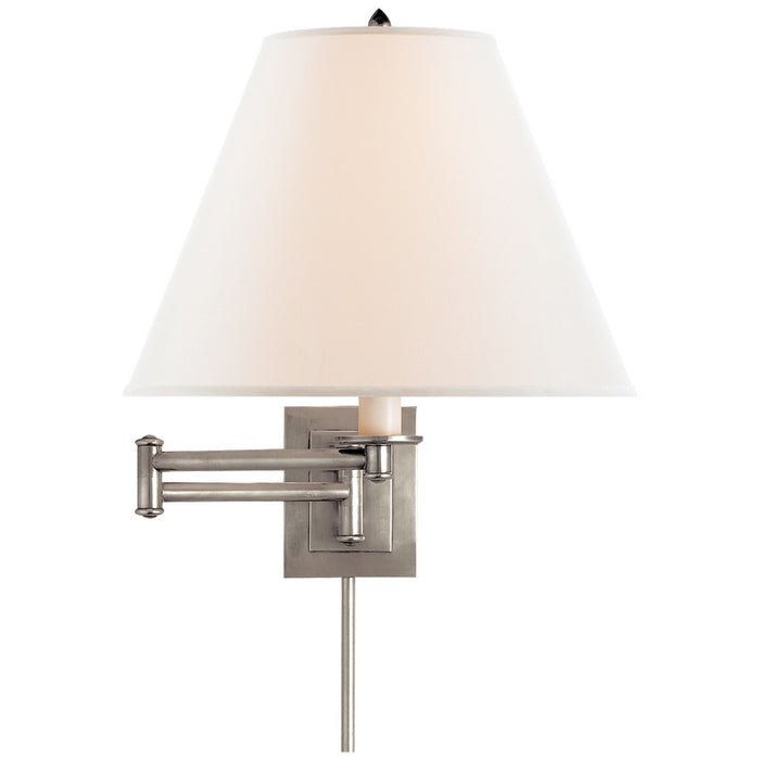 Visual Comfort Signature - S 2500AN-L - One Light Swing Arm Wall Lamp - Primitive - Antique Nickel