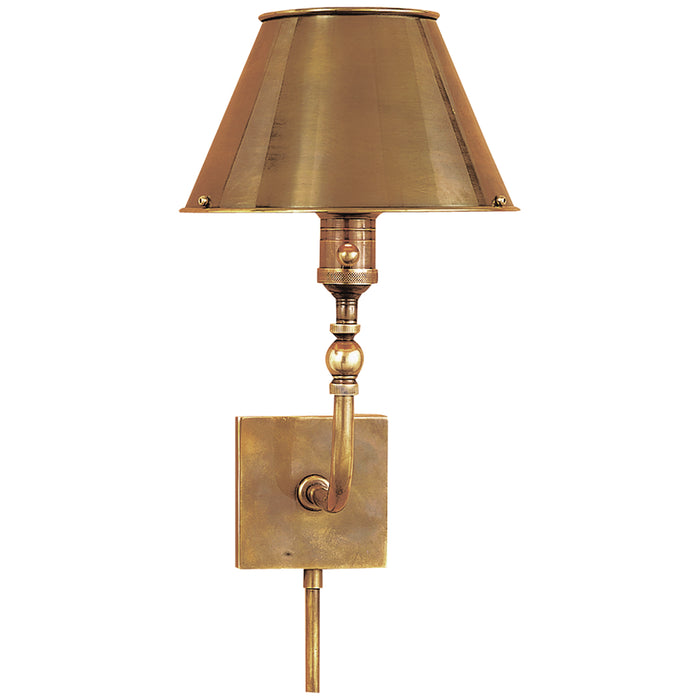Visual Comfort Signature - S 2650HAB-HAB - One Light Wall Sconce - Swivel Head Wall - Hand-Rubbed Antique Brass